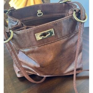 VTG Jane Shilton Genuine Snake Skin Handbag Shoulder Bag Made in England